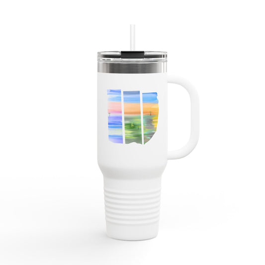 Palm springs Travel Mug | 40oz | Perfect for Adventurers & Daily Commutes