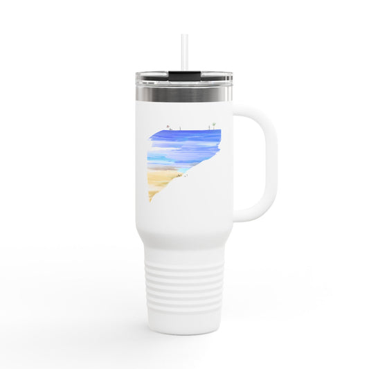 Oceanside Travel Mug | 40oz | Perfect for Adventurers & Daily Commutes